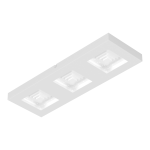 PLAFON FERREROS 3 luces led Blanco