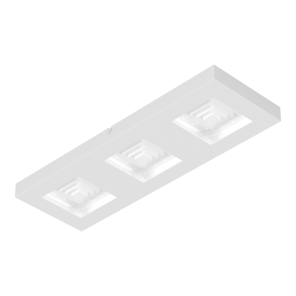 Plafon 3 luces Ferreros Blanco de led