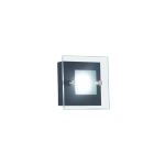 PLAFON BATTI 1 luz led Negro