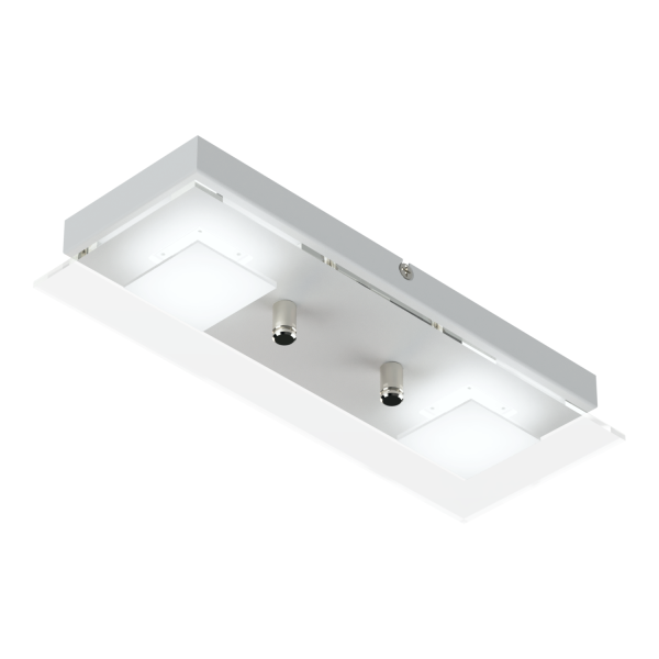 Plafón/Aplique Batti 2 luces de led Blanco