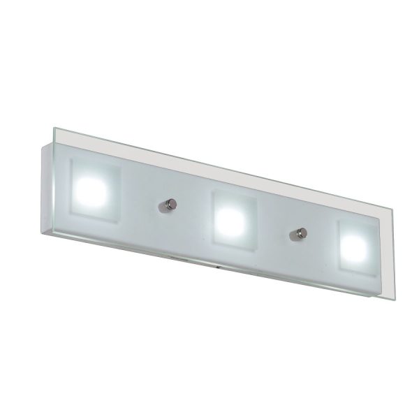 Plafón/Aplique Batti 3 luces de led blanco