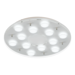 PLAFON CHARLY  12 luces led Blanco