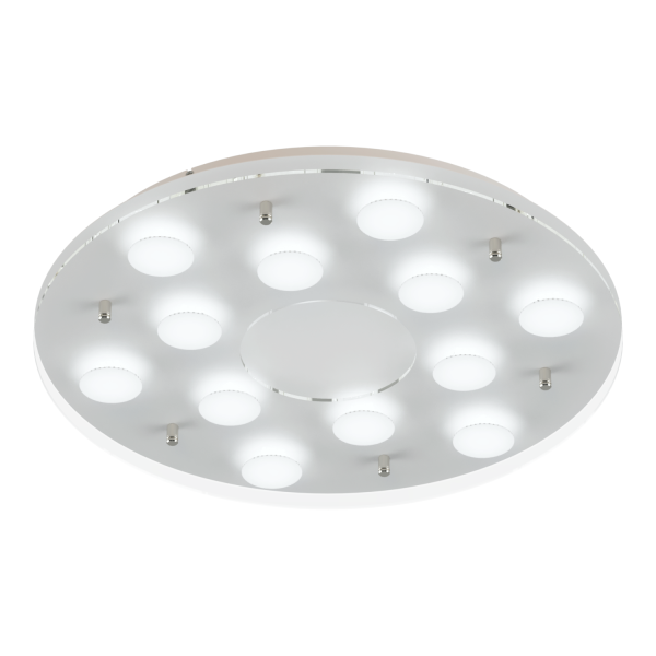 Plafón Charly 12 luces Blanco de led