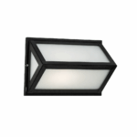 APLIQUE MURO 8  negro 1 luz apto led