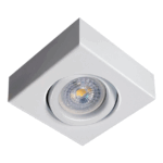 SEMI EMBUTIDO dicro cuadrado blanco apto  led