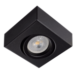 SEMI EMBUTIDO dicro cuadrado negro apto  led