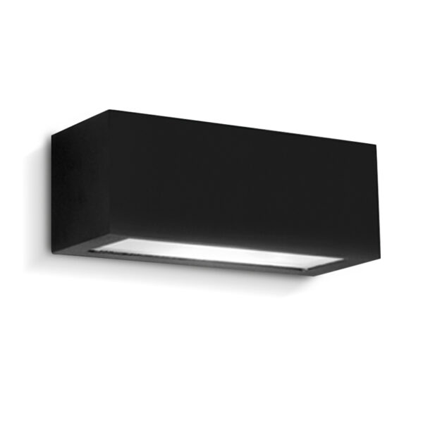 1101-L aplique negro 1 luz apto led