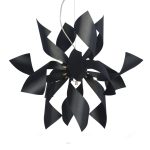 COLGANTE MANDALA  8 luces negro apto  led