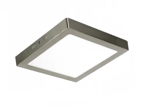 Plafón cuadrado acero 28w  led