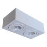 CARDANICO  2 luces blanco apto led