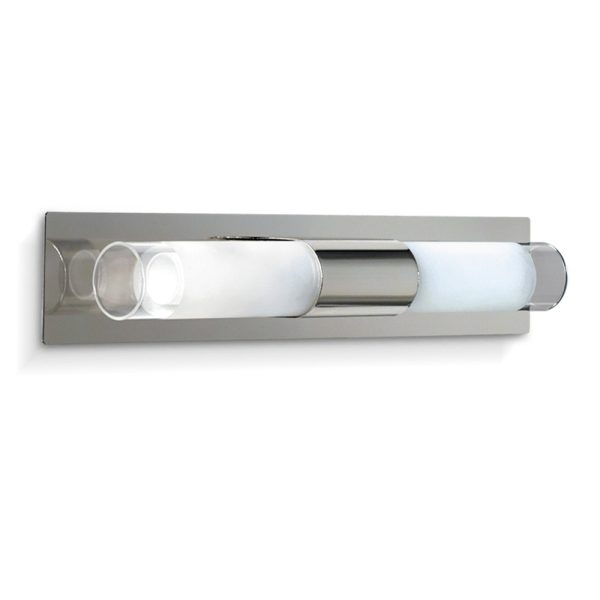PUNTO aplique 2 luces cromo apto lampara de led