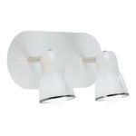 APLIQUE TIRAS  2 luces blanco apto  led