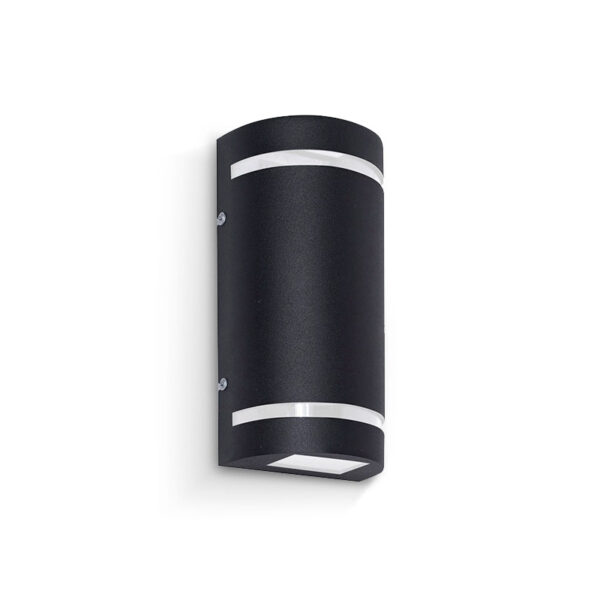 3093-2 bidireccional negro 2 luces apto led