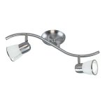 SISTEMA TIRAS  2 luces acero apto  led