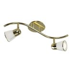 SISTEMA TIRAS 2 luces dorado apto  led