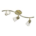 SISTEMA TIRAS  3 luces dorado apto led