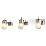 APLIQUE RAY  cromo 3 luces apto  led