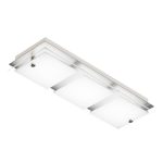 PLAFON ESCORPIO  3 luces cromo apto  led