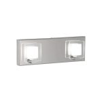 PLAFON PAO  2 luces cromo led