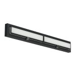 APLIQUE PAO  2 luces negro led