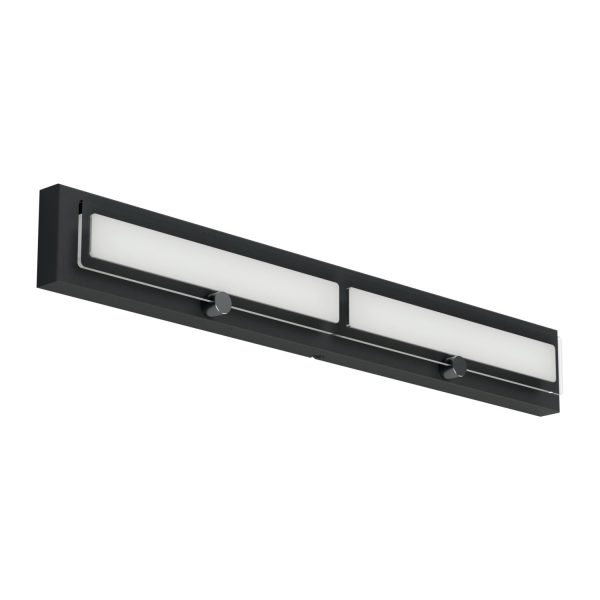 PAO aplique 2 luces negro led