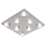 PLAFON PAO  8 luces cromo led