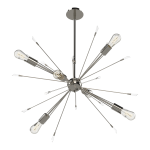 COLGANTE/ARAÑA EXPLOSION  6 luces acero apto  led