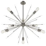 COLGANTE/ARAÑA EXPLOSION 8 luces acero apto  led
