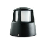 APLIQUE D100-1  piso negro 1 luz apto led