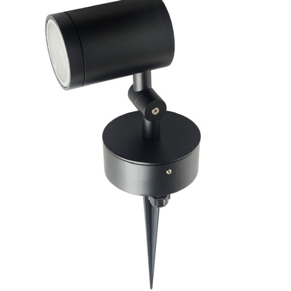D510 estaca negra 1 luz apto led