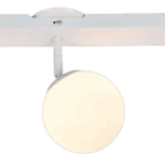 SISTEMA/PLAFON BUDA blanco 3 luces apto  led