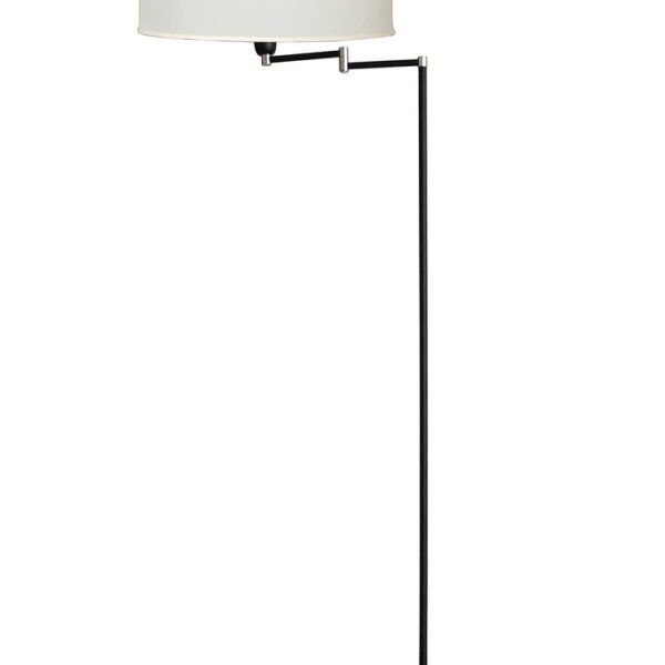 CONTEMPORANEA redonda negra con pantalla apto led