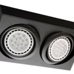 CARDANICO  2 luces negro apto led