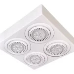 CARDANICO  4 luces blanco apto led