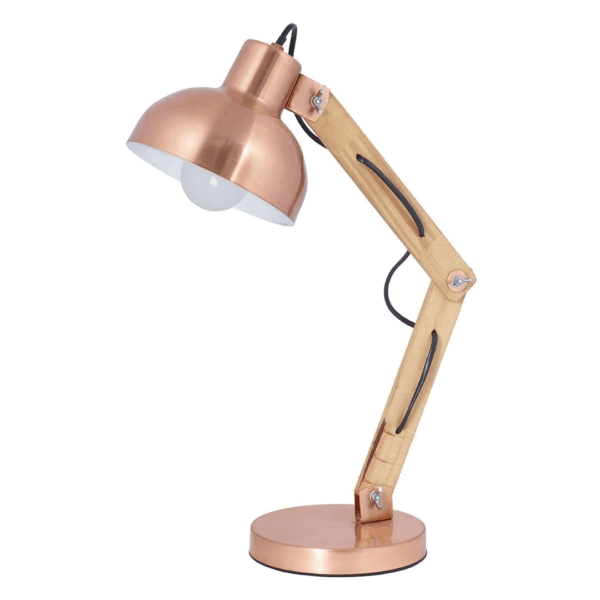 ARCO madera/cromo 1 luz apto led