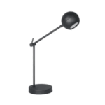 LAMPARA ORBE negra 1 luz apto led