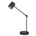 LAMPARA POPI negra 1 luz apto led