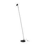 LAMPARA PIE BERLIN S negra apto  led