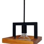 COLGANTE WOODY  1 luz apto  led