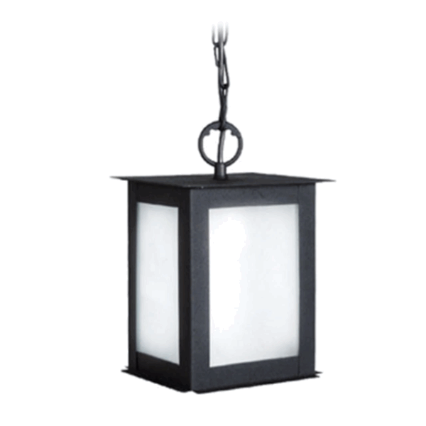 MURO colgante negro 1 luces apto led