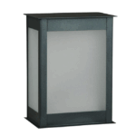 APLIQUE MURO 1  negro 1 luz apto led