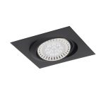 CARDANICO DE EMBUTIR 1 luces negro apto led
