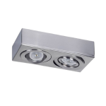 CARDANICO  2 luces acero apto led