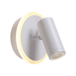 APLIQUE/VELADOR INDI blanco 7w+5w led