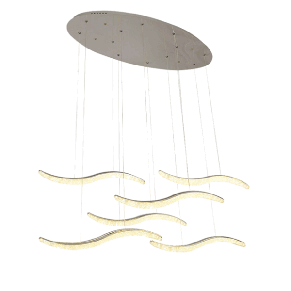 NEBULA cromo 6 luces 12w led