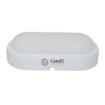 TORTUGA oval blanca 12w led