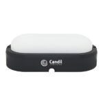 TORTUGA oval negra 12w led