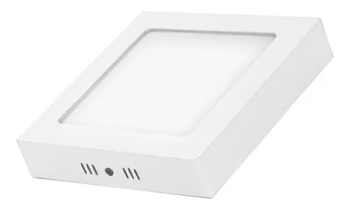 Plafon  cuadrado blanco 12w  led