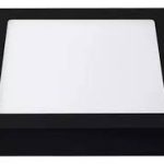 PLAFON cuadrado negro 28w  led