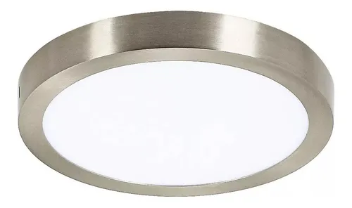 Plafón  redondo acero 28w  led